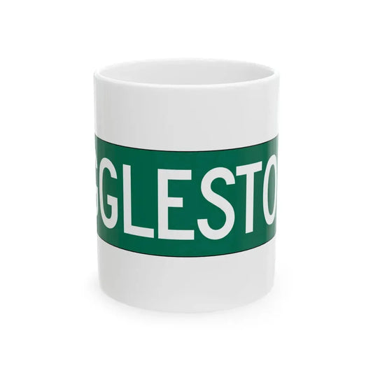 CDOT S EGGLESTON AV Sign (Illinois) (Road Sign) White Coffee Mug 11oz - Go Mug Yourself
