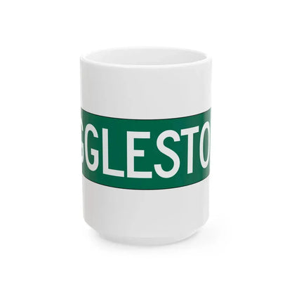 CDOT S EGGLESTON AV Sign (Illinois) (Road Sign) White Coffee Mug 15oz - Go Mug Yourself