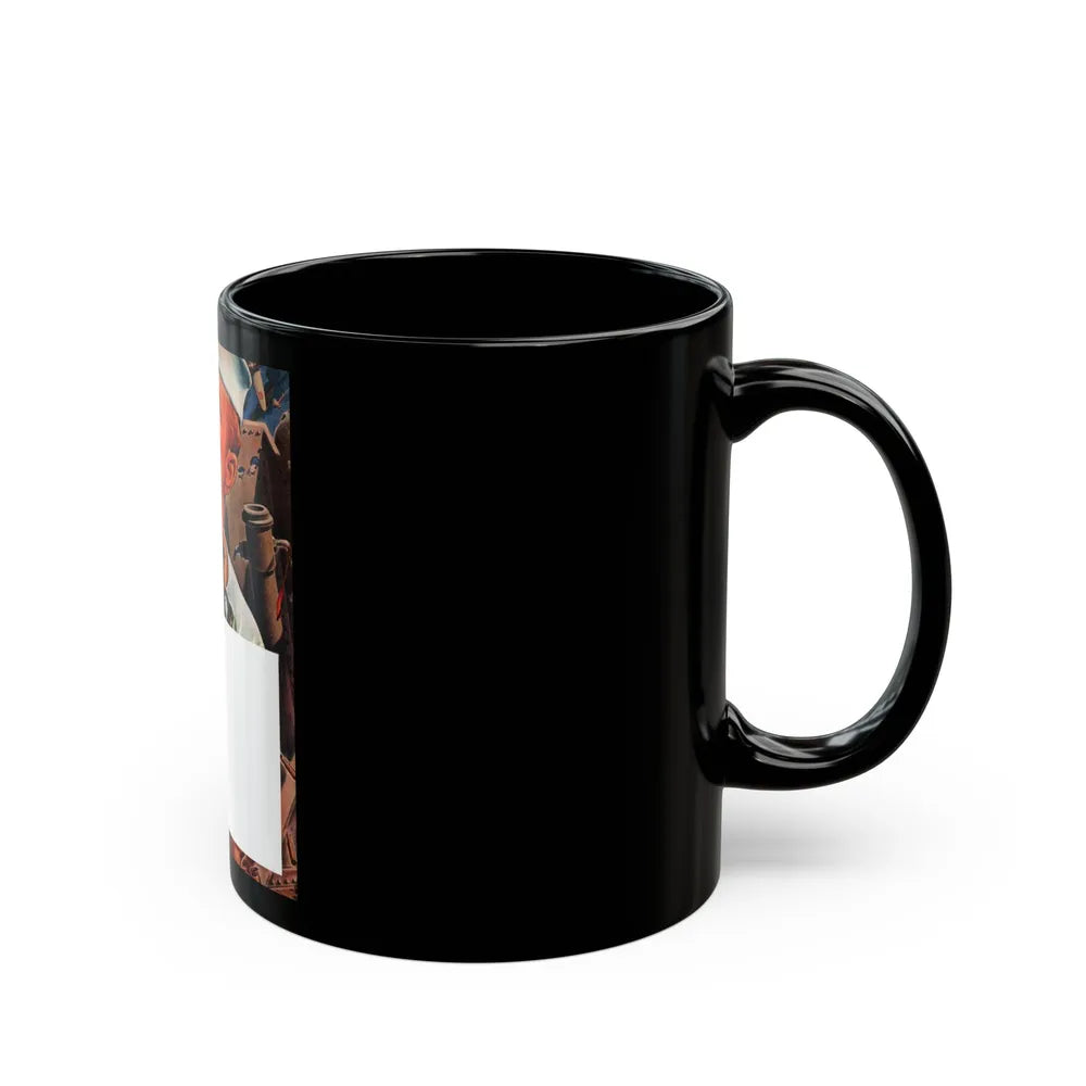 Change of Heart, Liberty magazine, March 27, 1943 - Black Coffee Mug-Go Mug Yourself