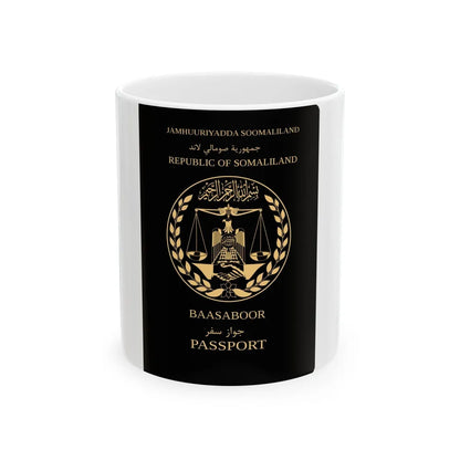 Somaliland Passport (Non Biometric) - White Coffee Mug-11oz-Go Mug Yourself