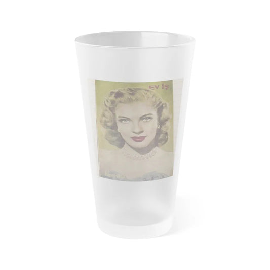 Lori Nelson #60 - Mag. Cover (Vintage Female Icon) Frosted Pint 16oz-16oz-Frosted-Go Mug Yourself