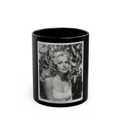 Julie Newmar #103 (Vintage Female Icon) Black Coffee Mug-11oz-Go Mug Yourself