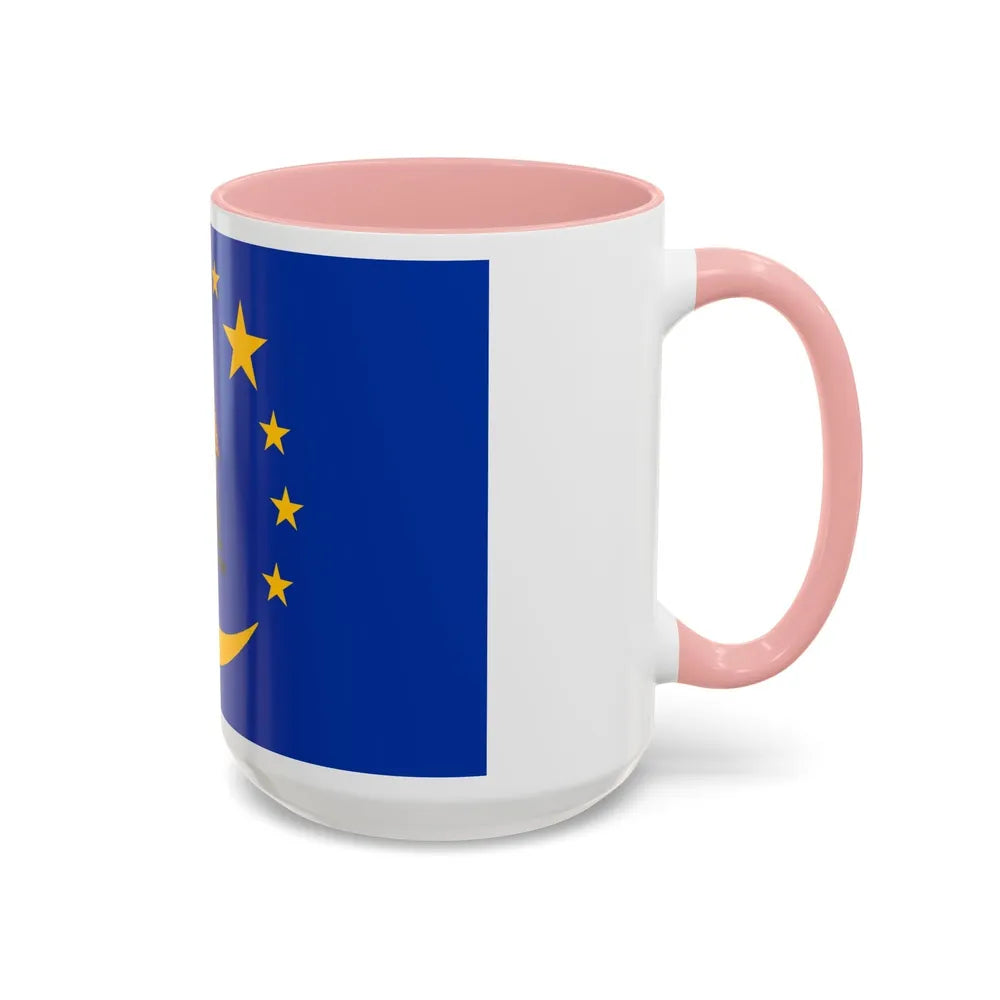 Flag of Koror Palau - Accent Coffee Mug-Go Mug Yourself