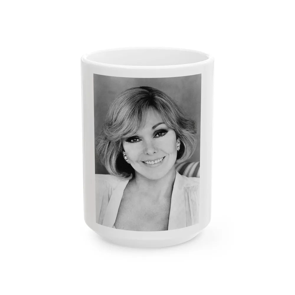 Kim Novak #349 (Vintage Female Icon) White Coffee Mug-15oz-Go Mug Yourself