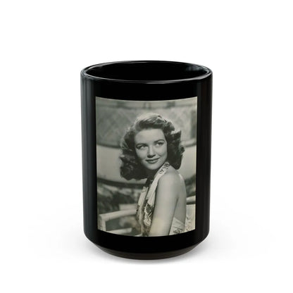 Dorothy Malone #243 (Vintage Female Icon) Black Coffee Mug-15oz-Go Mug Yourself