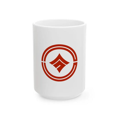 Flag of Kokubunji Tokyo Japan - White Coffee Mug-15oz-Go Mug Yourself