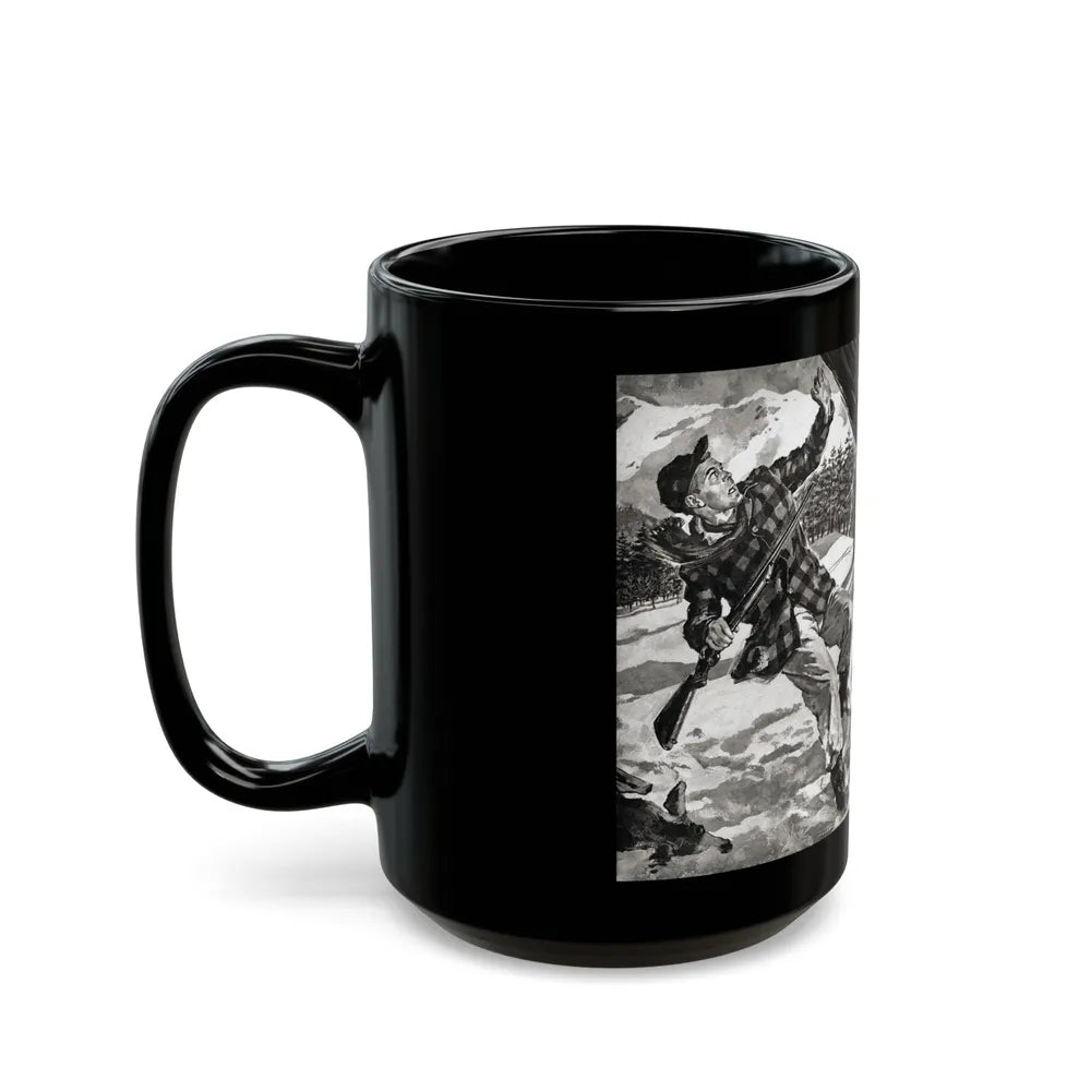 Deadfall, Adventure magazine, March 1958 - Black Coffee Mug-Go Mug Yourself