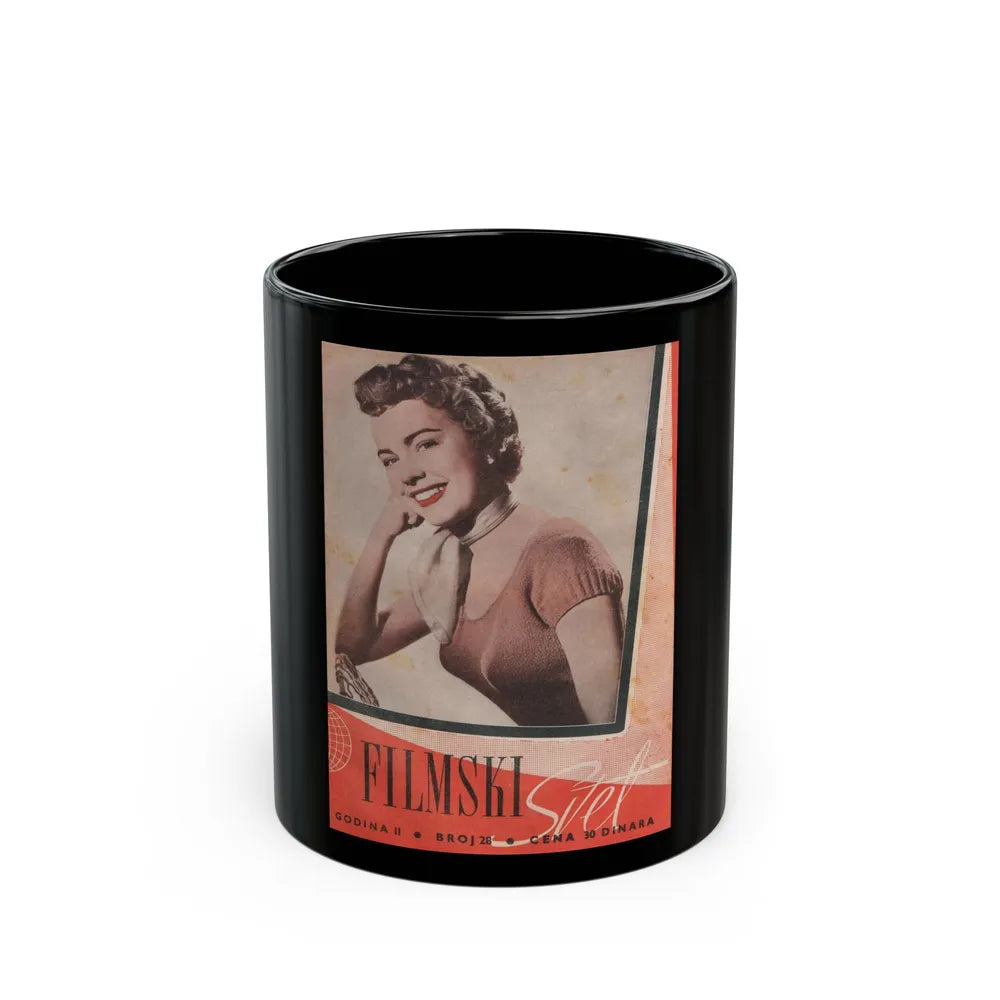 Terry Moore #144 - Mag. Cover (Vintage Female Icon) Black Coffee Mug-11oz-Go Mug Yourself