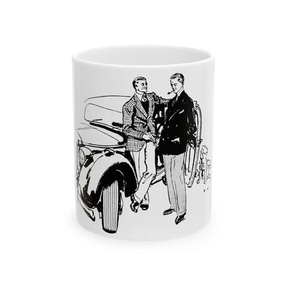 Firestone advertisement, 1948 - White Coffee Mug-11oz-Go Mug Yourself