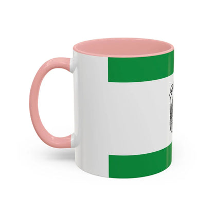 Flag of Givatayim Israel - Accent Coffee Mug-Go Mug Yourself