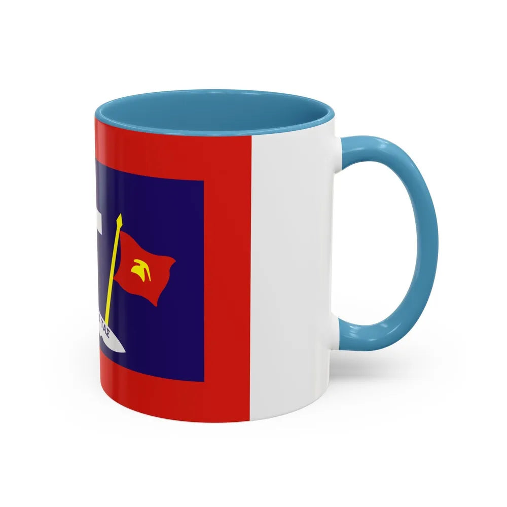 Flag of Hydra Greece - Accent Coffee Mug-Go Mug Yourself