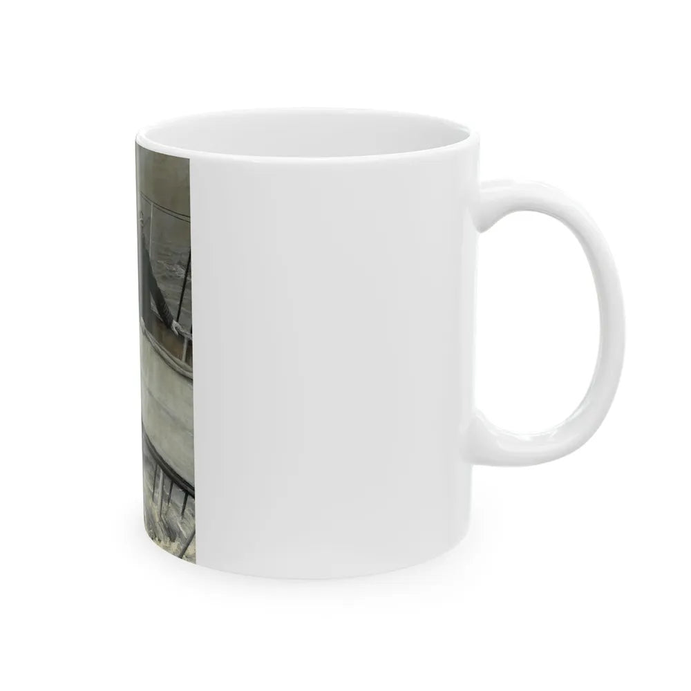 Captain at Sea - White Coffee Mug-Go Mug Yourself