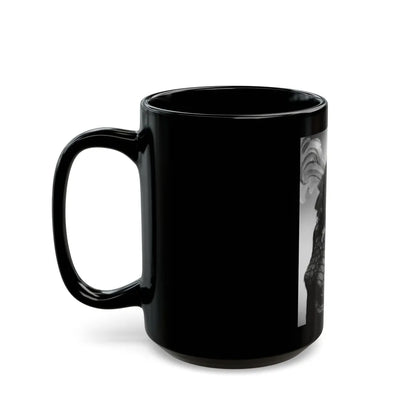 Barbara Stanwyck #183 (Vintage Female Icon) Black Coffee Mug-Go Mug Yourself