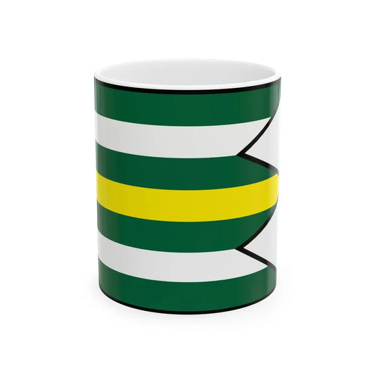 Cebovce Velky Krtis Flag (Slovakia) White Coffee Mug 11oz - Go Mug Yourself
