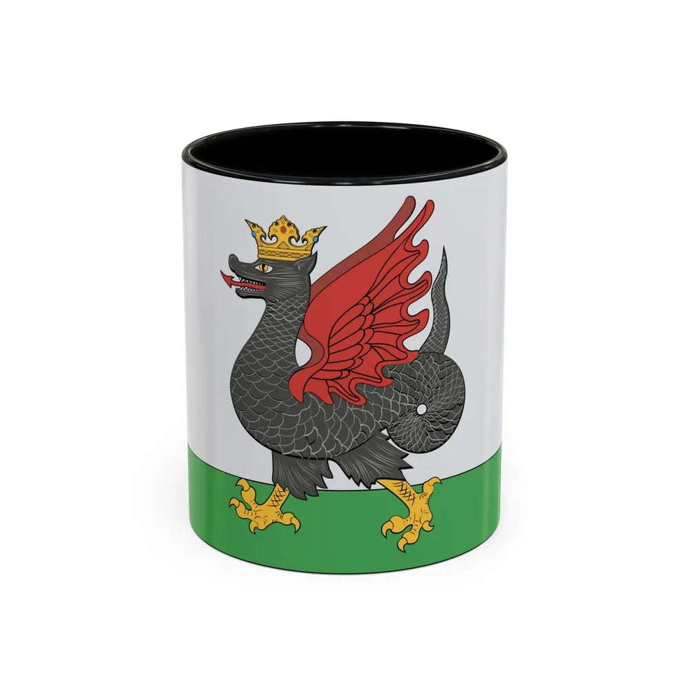 Flag of Kazan Russia - Accent Coffee Mug-11oz-Black-Go Mug Yourself