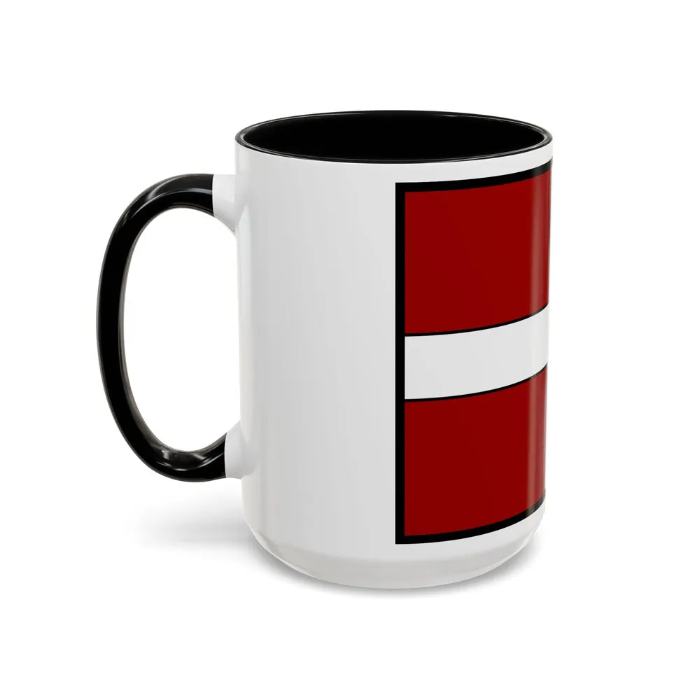 Flag of Asti Italy - Accent Coffee Mug-Go Mug Yourself