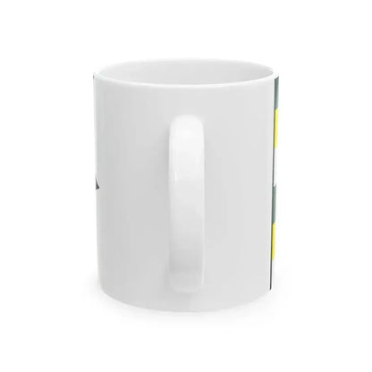 Cechynce Nitra Flag (Slovakia) White Coffee Mug - Go Mug Yourself