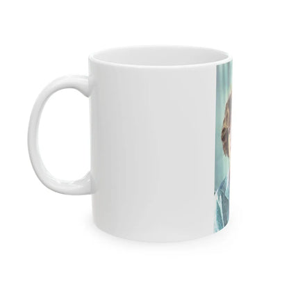 Katharine Ross #115 (Vintage Female Icon) White Coffee Mug-Go Mug Yourself