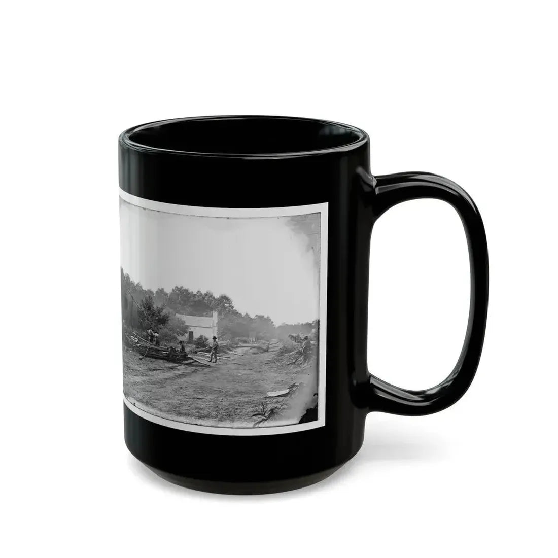 Cedar Mountain, Va. A Confederate Field Hospital (U.S. Civil War) Black Coffee Mug - Go Mug Yourself