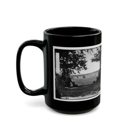 Cedar Mountain, Va. Battlefield Viewed From The West (U.S. Civil War) Black Coffee Mug - Go Mug Yourself