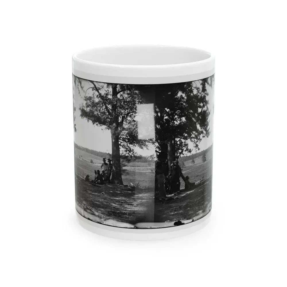 Cedar Mountain, Va. Battlefield Viewed From The West (U.S. Civil War) White Coffee Mug 11oz - Go Mug Yourself
