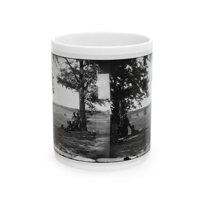 Cedar Mountain, Va. Battlefield Viewed From The West (U.S. Civil War) White Coffee Mug 11oz - Go Mug Yourself
