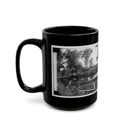 Cedar Mountain, Va. Federal Battery Fording A Tributary Of The Rappahannock On The Day Of Battle (U.S. Civil War) Black Coffee Mug - Go Mug Yourself