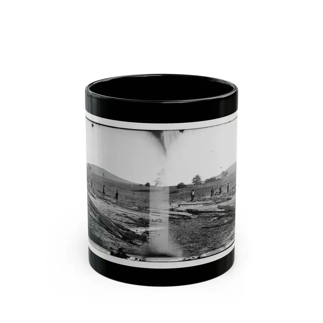 Cedar Mountain, Va. Union Graves On The Battlefield (U.S. Civil War) Black Coffee Mug 11oz - Go Mug Yourself