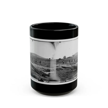 Cedar Mountain, Va. Union Graves On The Battlefield (U.S. Civil War) Black Coffee Mug 15oz - Go Mug Yourself