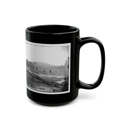 Cedar Mountain, Va. Union Graves On The Battlefield (U.S. Civil War) Black Coffee Mug - Go Mug Yourself