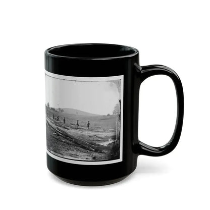 Cedar Mountain, Va. Union Graves On The Battlefield (U.S. Civil War) Black Coffee Mug - Go Mug Yourself
