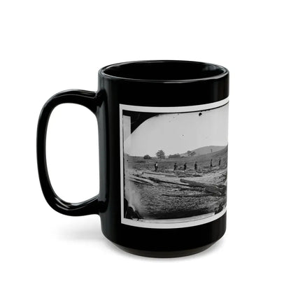 Cedar Mountain, Va. Union Graves On The Battlefield (U.S. Civil War) Black Coffee Mug - Go Mug Yourself