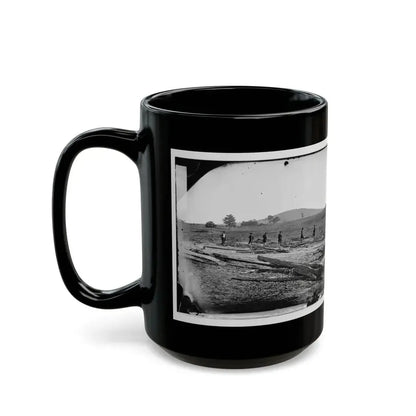 Cedar Mountain, Va. Union Graves On The Battlefield (U.S. Civil War) Black Coffee Mug - Go Mug Yourself
