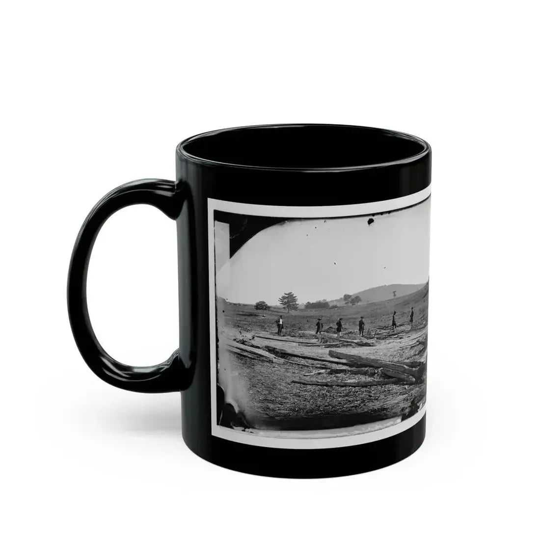 Cedar Mountain, Va. Union Graves On The Battlefield (U.S. Civil War) Black Coffee Mug - Go Mug Yourself