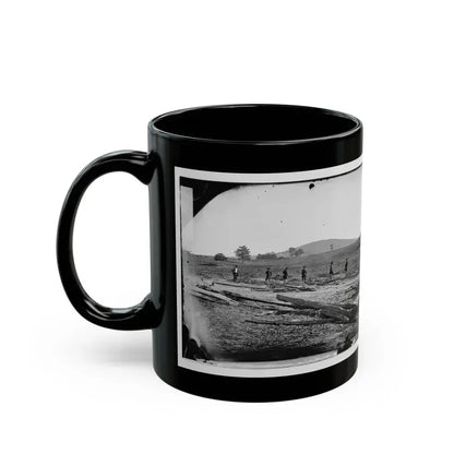 Cedar Mountain, Va. Union Graves On The Battlefield (U.S. Civil War) Black Coffee Mug - Go Mug Yourself