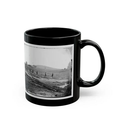 Cedar Mountain, Va. Union Graves On The Battlefield (U.S. Civil War) Black Coffee Mug - Go Mug Yourself