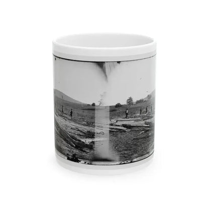 Cedar Mountain, Va. Union Graves On The Battlefield (U.S. Civil War) White Coffee Mug 11oz - Go Mug Yourself