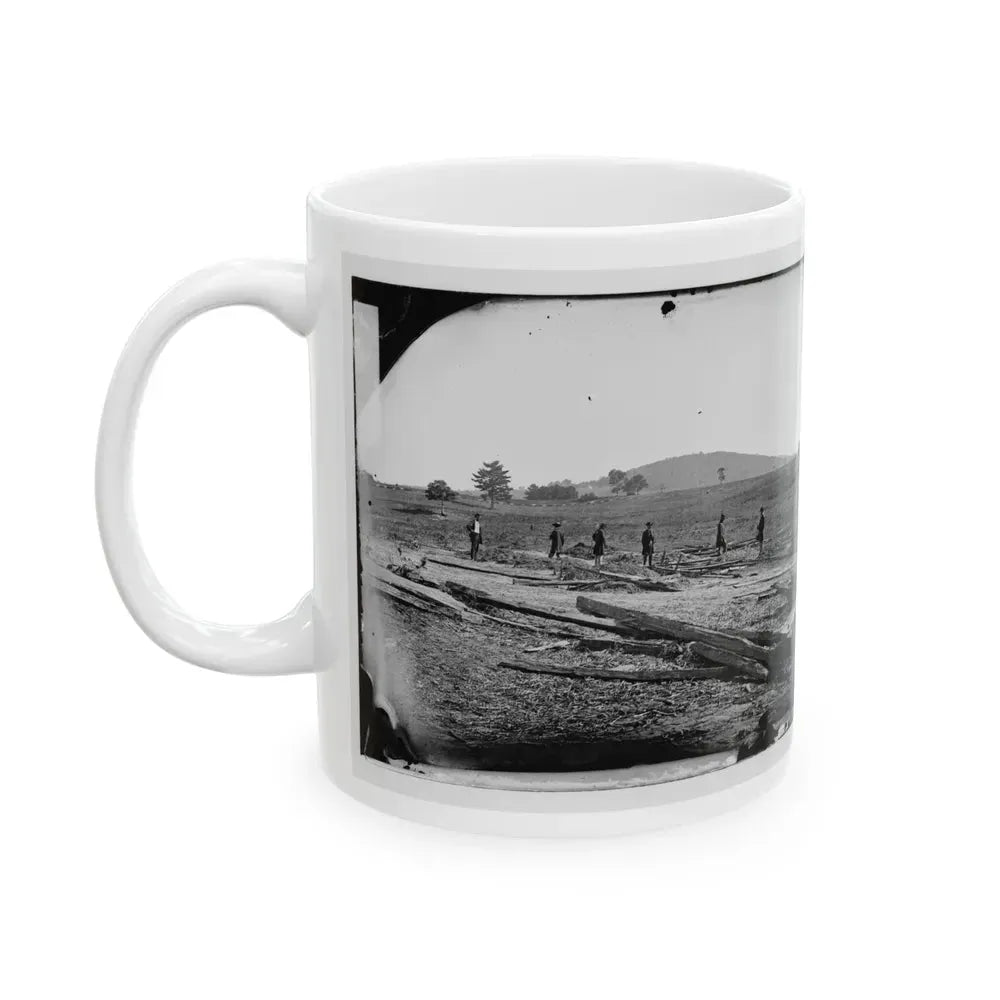 Cedar Mountain, Va. Union Graves On The Battlefield (U.S. Civil War) White Coffee Mug - Go Mug Yourself