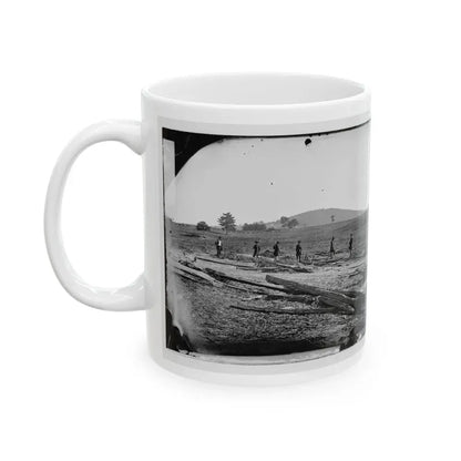 Cedar Mountain, Va. Union Graves On The Battlefield (U.S. Civil War) White Coffee Mug - Go Mug Yourself