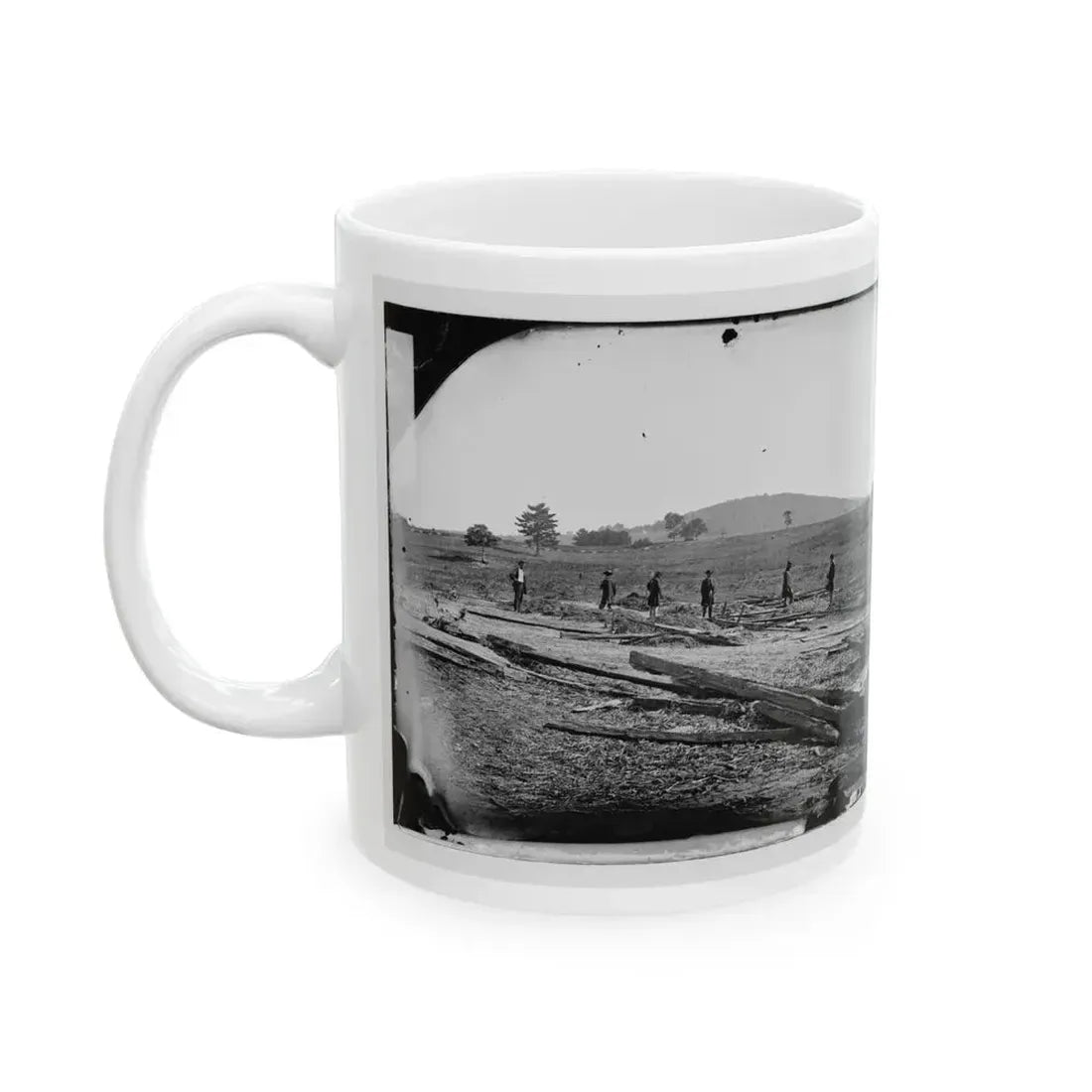 Cedar Mountain, Va. Union Graves On The Battlefield (U.S. Civil War) White Coffee Mug - Go Mug Yourself