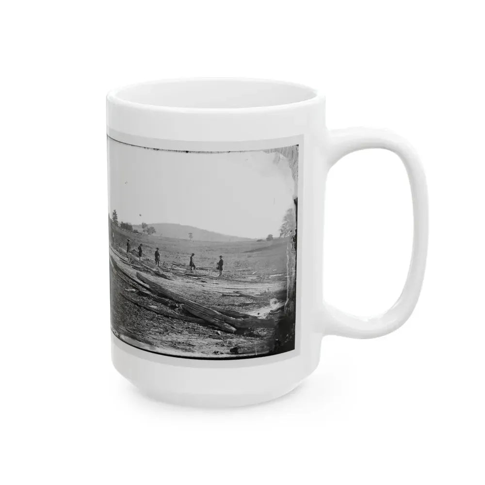 Cedar Mountain, Va. Union Graves On The Battlefield (U.S. Civil War) White Coffee Mug - Go Mug Yourself