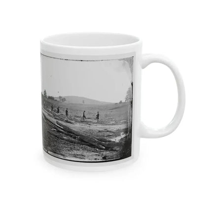 Cedar Mountain, Va. Union Graves On The Battlefield (U.S. Civil War) White Coffee Mug - Go Mug Yourself