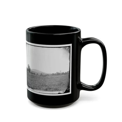 Cedar Mountain, Va. View Of Battlefield With The Mountain In The Distance (U.S. Civil War) Black Coffee Mug - Go Mug Yourself