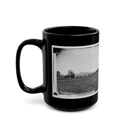 Cedar Mountain, Va. View Of Battlefield With The Mountain In The Distance (U.S. Civil War) Black Coffee Mug - Go Mug Yourself