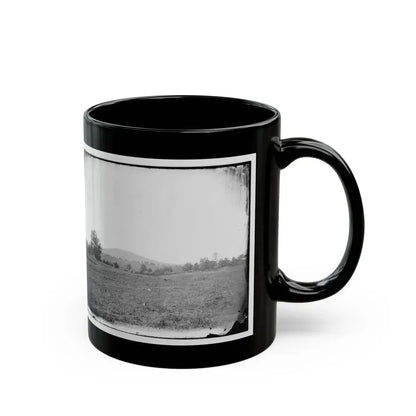 Cedar Mountain, Va. View Of Battlefield With The Mountain In The Distance (U.S. Civil War) Black Coffee Mug - Go Mug Yourself