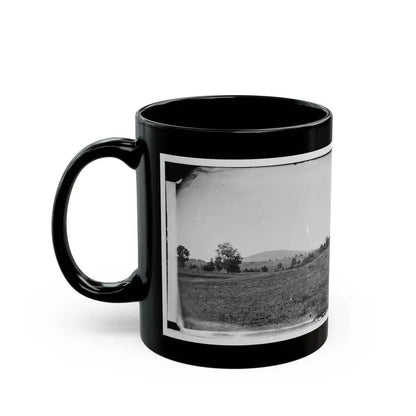 Cedar Mountain, Va. View Of Battlefield With The Mountain In The Distance (U.S. Civil War) Black Coffee Mug - Go Mug Yourself