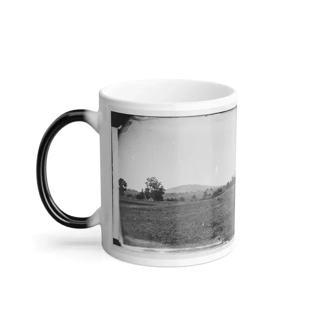 Cedar Mountain, Va. View of Battlefield With the Mountain in the Distance (U.S. Civil War) Color Changing Coffee Mug 11oz - Go Mug Yourself