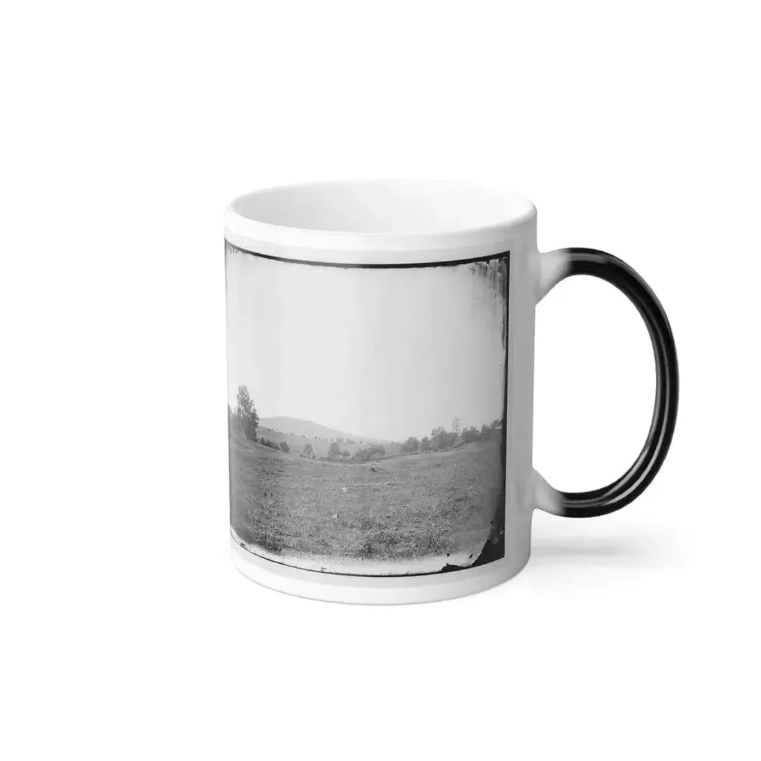 Cedar Mountain, Va. View of Battlefield With the Mountain in the Distance (U.S. Civil War) Color Changing Coffee Mug 11oz - Go Mug Yourself