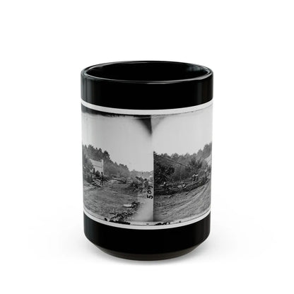 Cedar Mountain, Va. A Confederate Field Hospital (U.S. Civil War) Black Coffee Mug-15oz-Go Mug Yourself