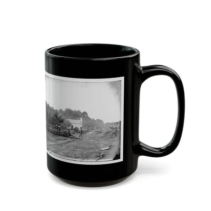 Cedar Mountain, Va. A Confederate Field Hospital (U.S. Civil War) Black Coffee Mug-Go Mug Yourself